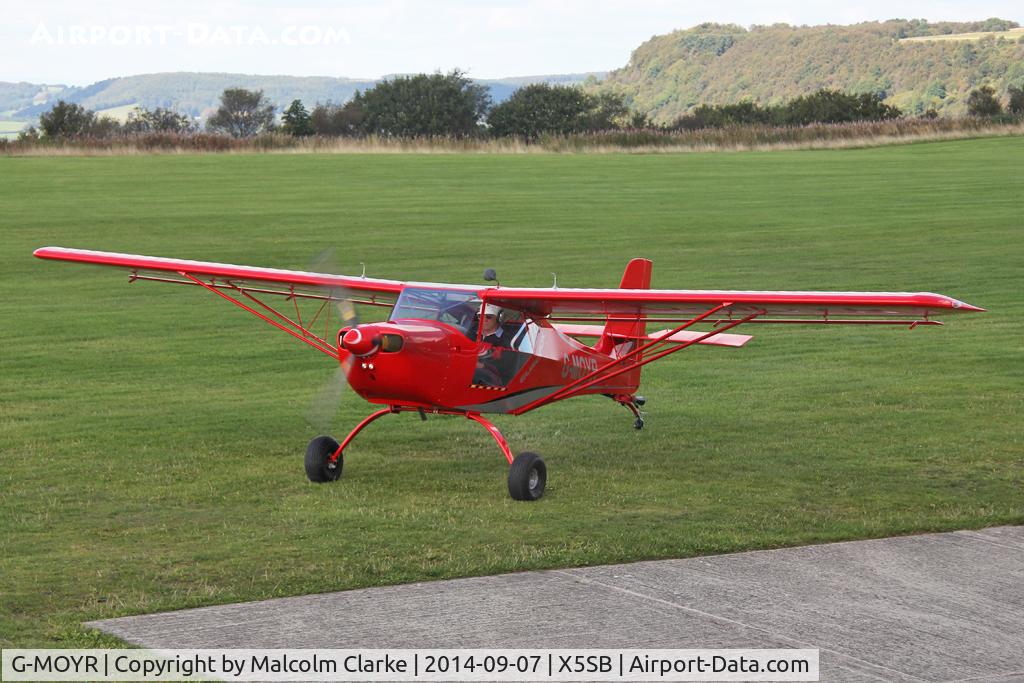 G-MOYR, 2013 Aeropro Eurofox 912(S) C/N LAA 376-15172, Aeropro Eurofox 912(S), Sutton Bank North Yorkshire, September 7th 2014.