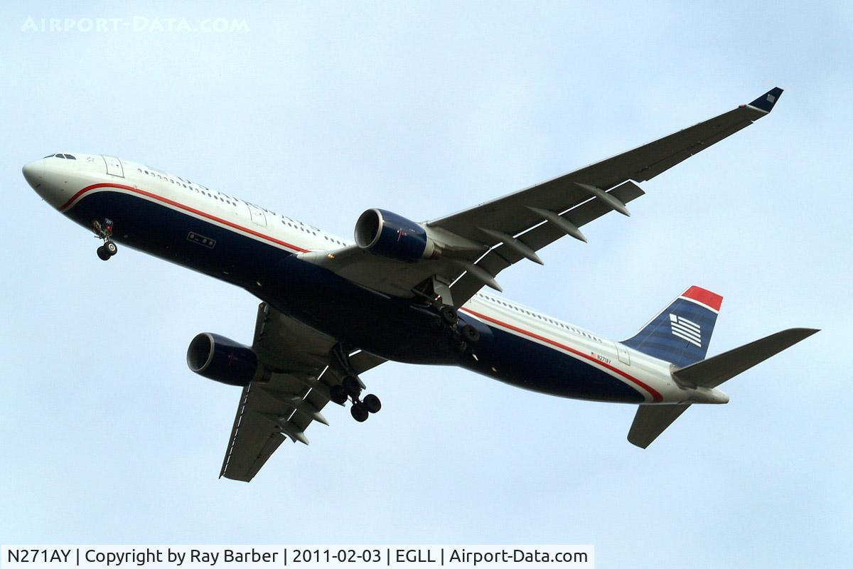N271AY, 2000 Airbus A330-323 C/N 0323, Airbus A330-323X [323] (US Airways) Home~G 03/02/2011