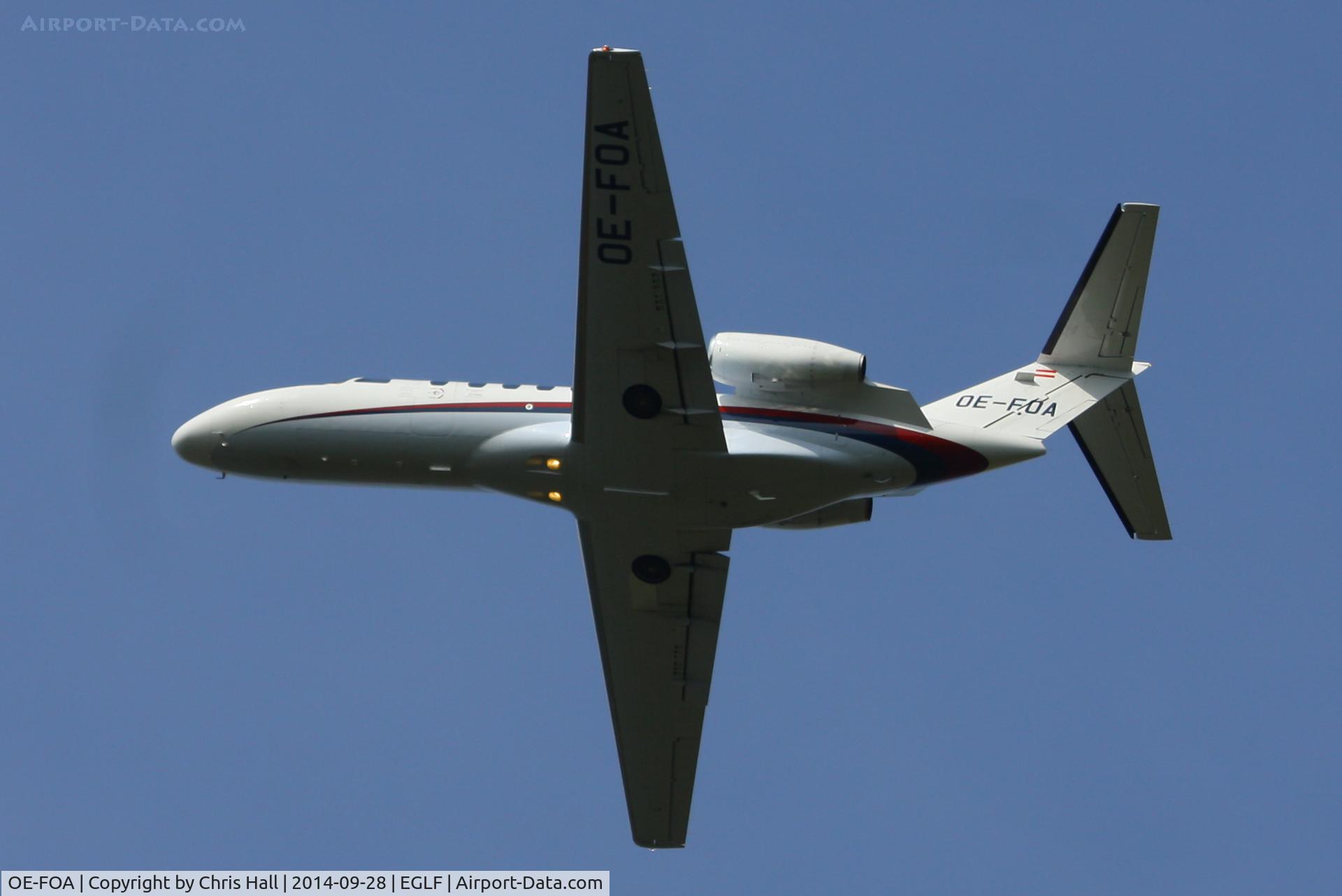 OE-FOA, 2007 Cessna 525A CitationJet CJ2+ C/N 525A-0354, Avcon Jet AG