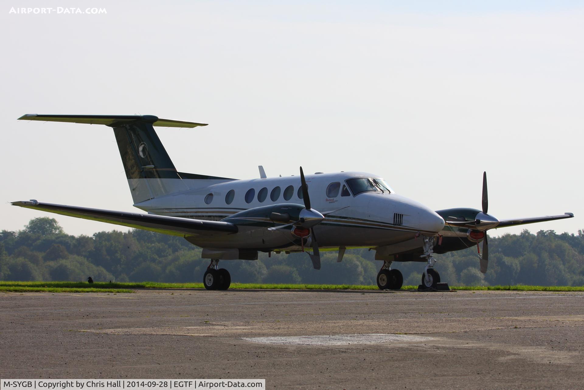 M-SYGB, 2008 Beechcraft King Air 200GT C/N BY-068, Rialus