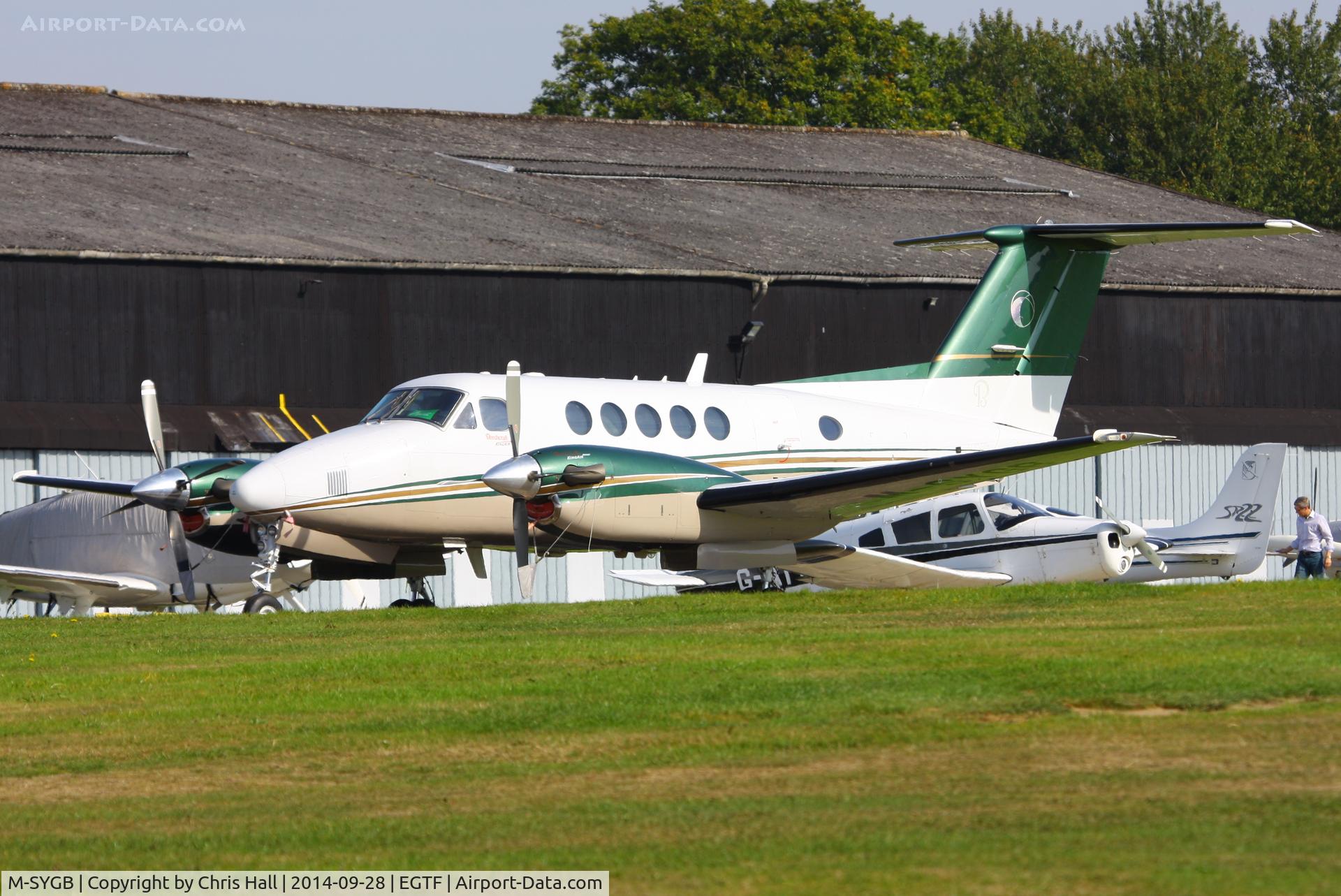 M-SYGB, 2008 Beechcraft King Air 200GT C/N BY-068, Rialus