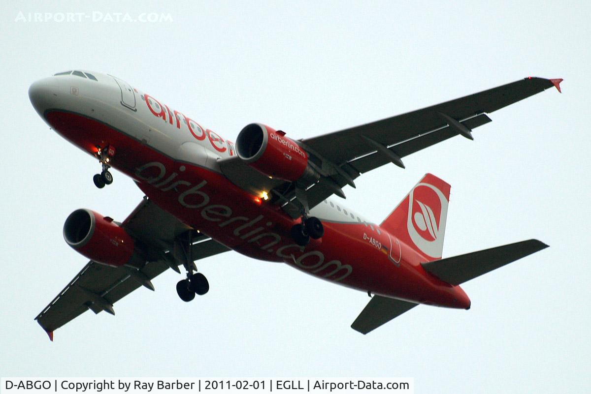 D-ABGO, 2008 Airbus A319-112 C/N 3689, Airbus A319-112 [3689] (Air Berlin) Home~G 01/02/2011