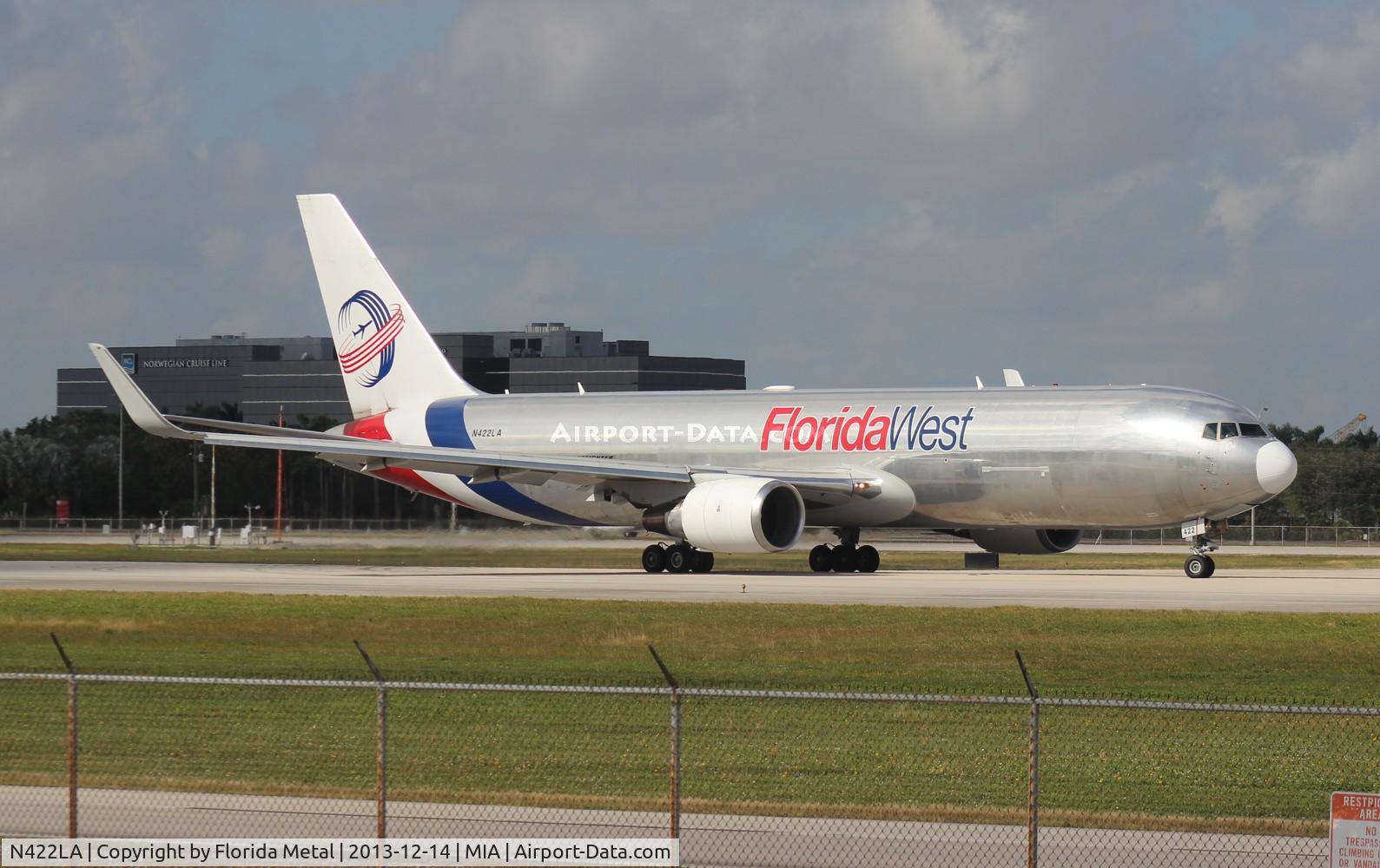 N422LA, 2007 Boeing 767-346F C/N 35818, Florida West 767-300F