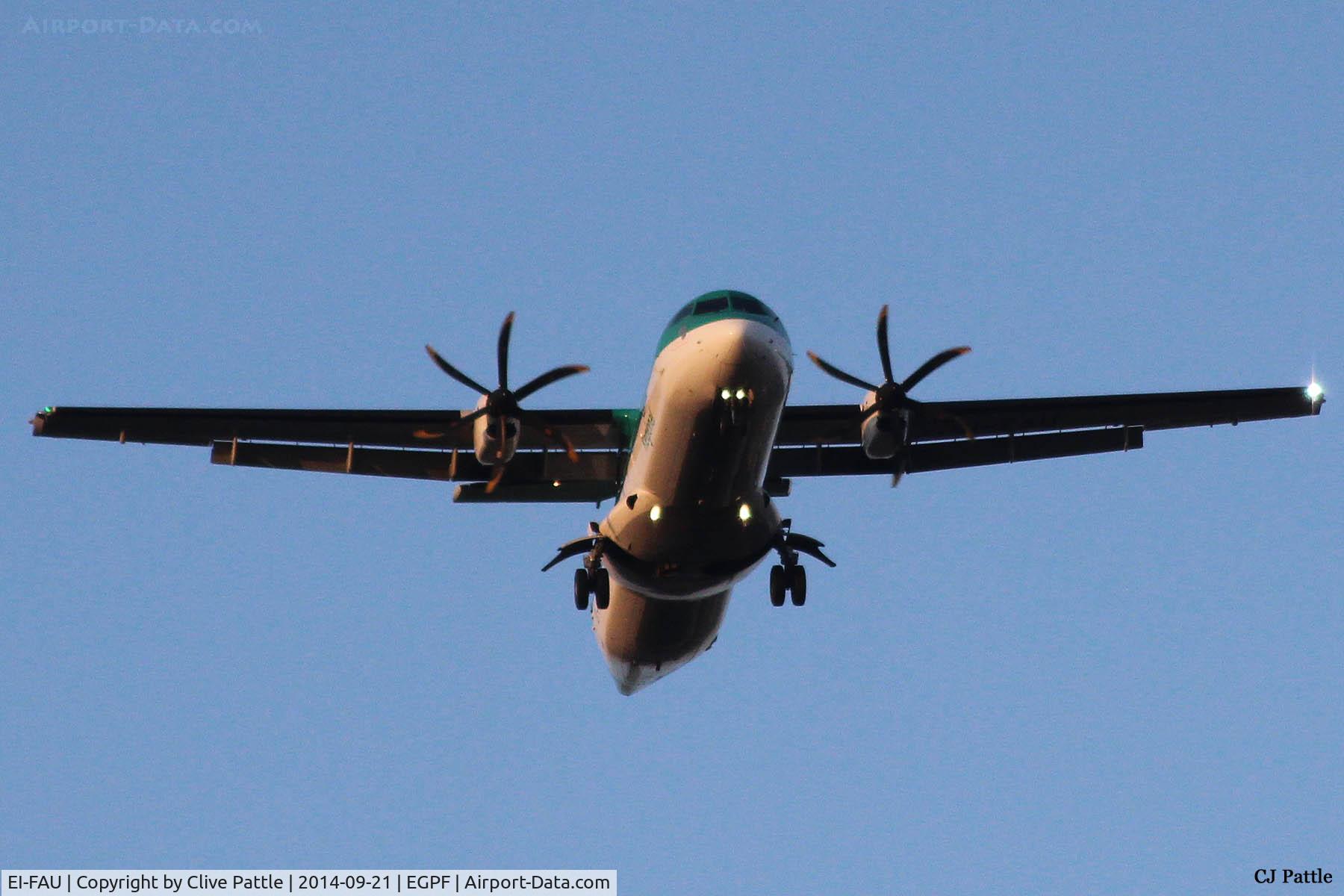 EI-FAU, 2013 ATR 72-600 (72-212A) C/N 1098, Finals for Glasgow