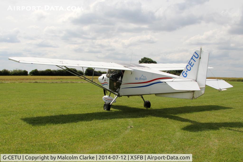 G-CETU, 2007 Skyranger Swift 912S(1) C/N BMAA/HB/551, Skyranger Swift 912S(1), Fishburn Airfield UK, July 12 2014.