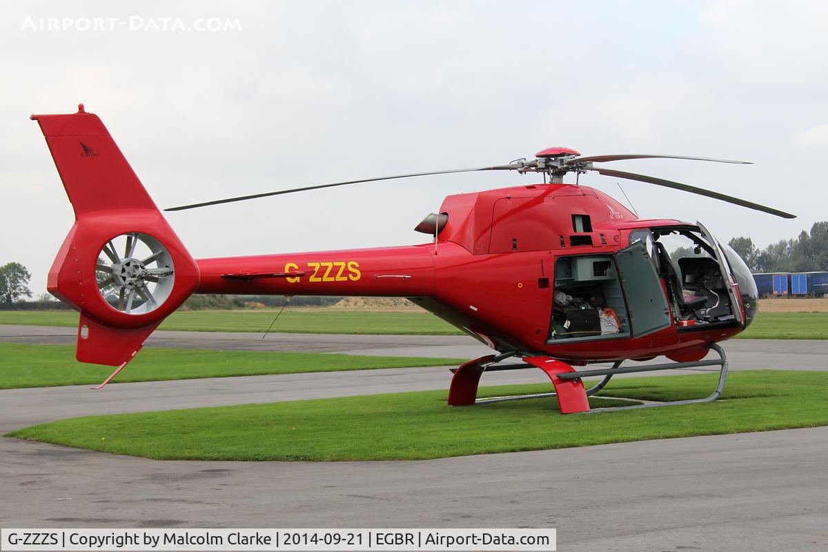 G-ZZZS, 2002 Eurocopter EC-120B Colibri C/N 1321, Eurocopter EC-120B Colibri at the Real Aeroplane Club's Helicopter Fly-In, Breighton Airfield, North Yorkshire, September 21st 2014.