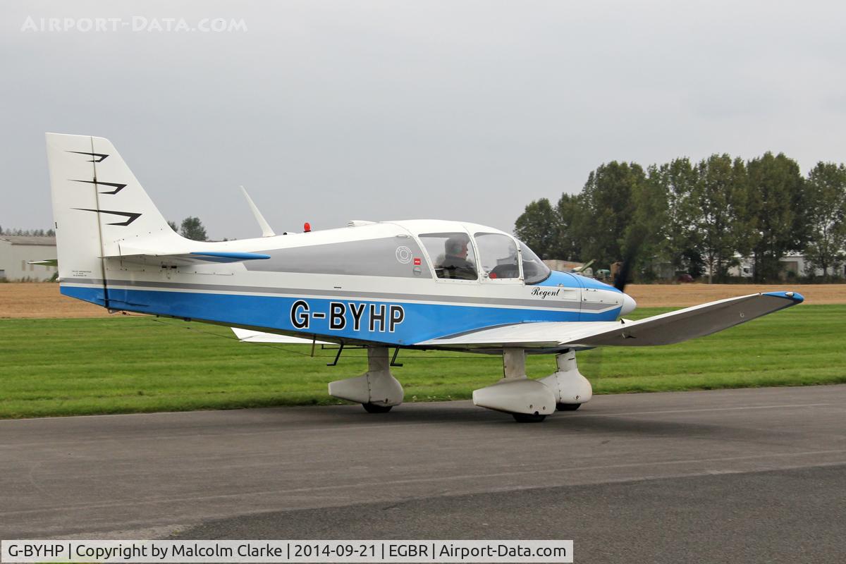 G-BYHP, 1970 CEA DR-253B Regent C/N 161, CEA DR-253B Regent at the Real Aeroplane Club's Helicopter Fly-In, Breighton Airfield, North Yorkshire, September 21st 2014.