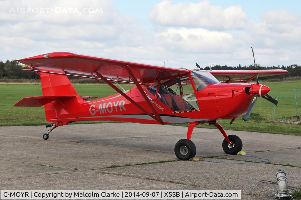 G-MOYR, 2013 Aeropro Eurofox 912(S) C/N LAA 376-15172, Aeropro Eurofox 912(S), Sutton Bank North Yorkshire, September 7th 2014.