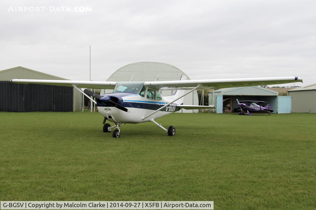 G-BGSV, 1979 Reims F172N Skyhawk C/N 1830, Reims F172N Skyhawk, Fishburn Airfield UK, September 27th 2014.