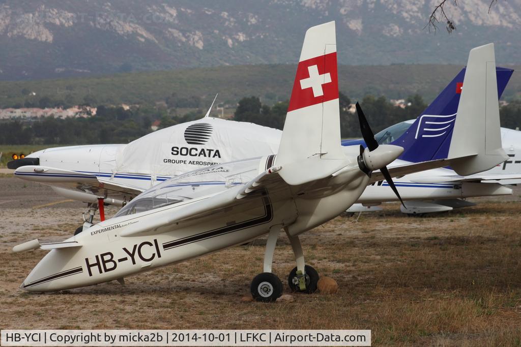 HB-YCI, 2001 Rutan Long-EZ C/N 1701, Parked