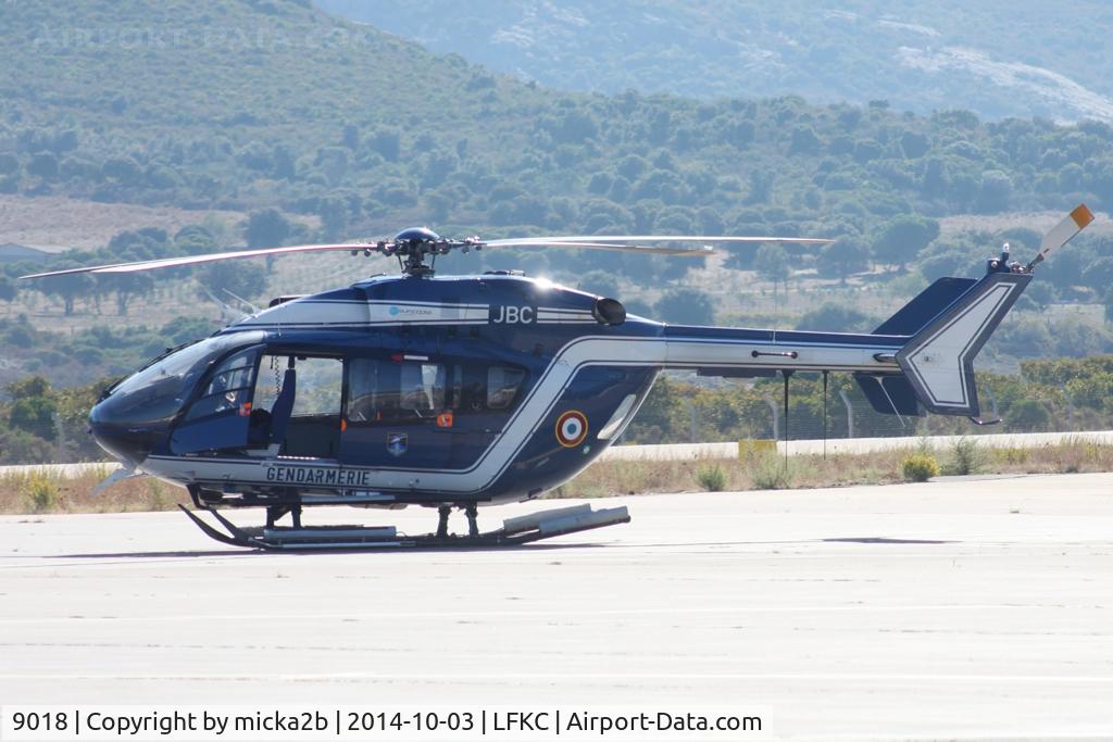 9018, 2002 Eurocopter-Kawasaki EC-145 (BK-117C-2) C/N 9018, Parked