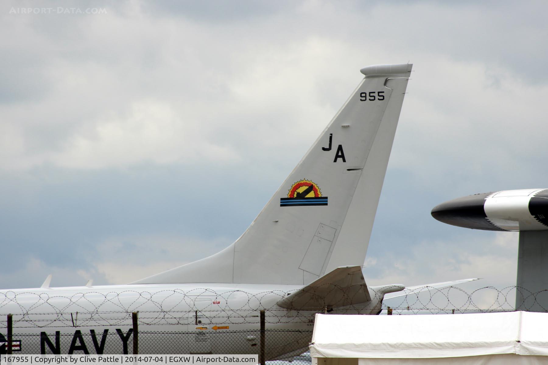 167955, 2011 Boeing P-8A Poseidon C/N 40595, On display at the Waddington Airshow 2014
