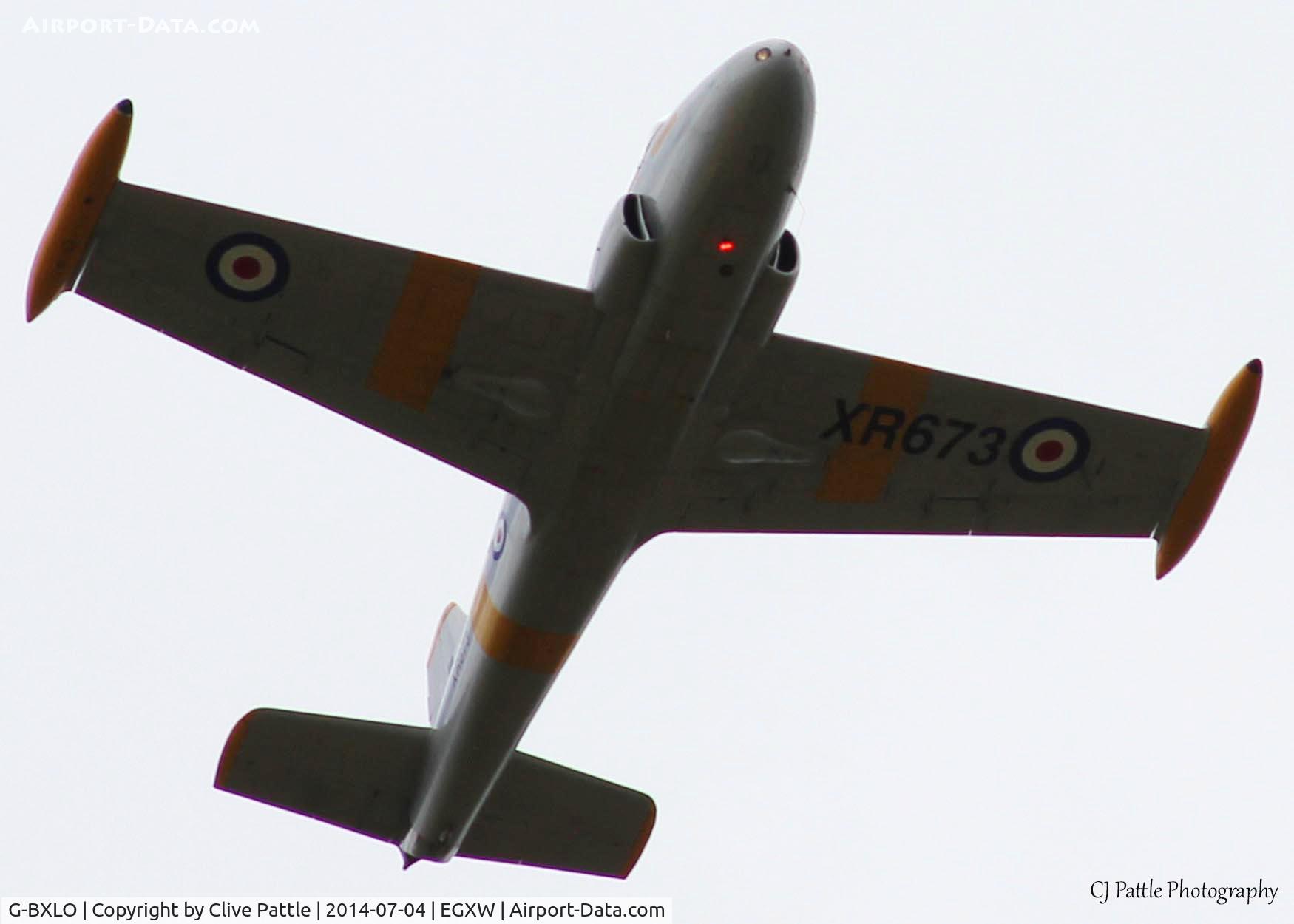 G-BXLO, 1963 BAC 84 Jet Provost T.4 C/N PAC/W/19986, On approach to WaddINGTON airshow 14