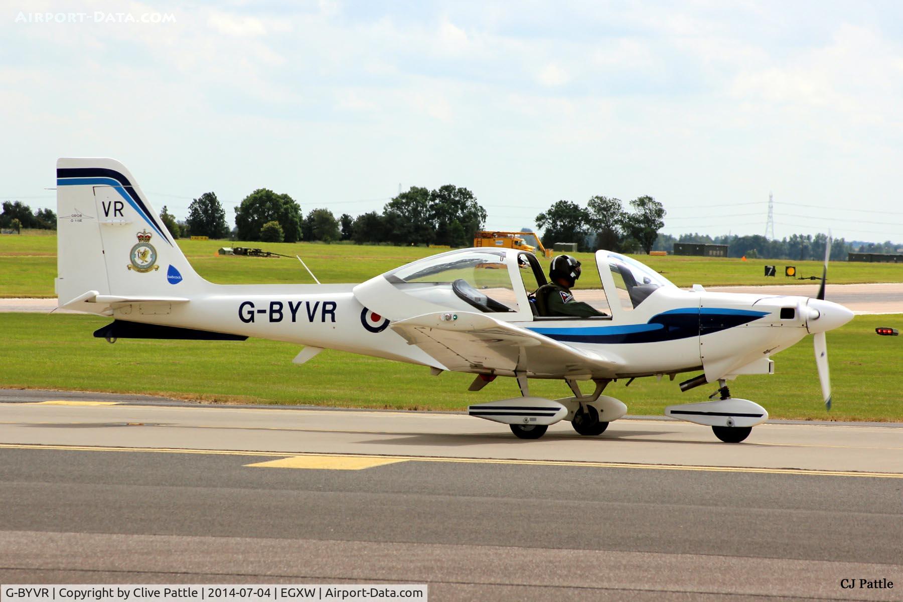 G-BYVR, 2000 Grob G-115E Tutor T1 C/N 82127/E, Waddington Airshow 2014