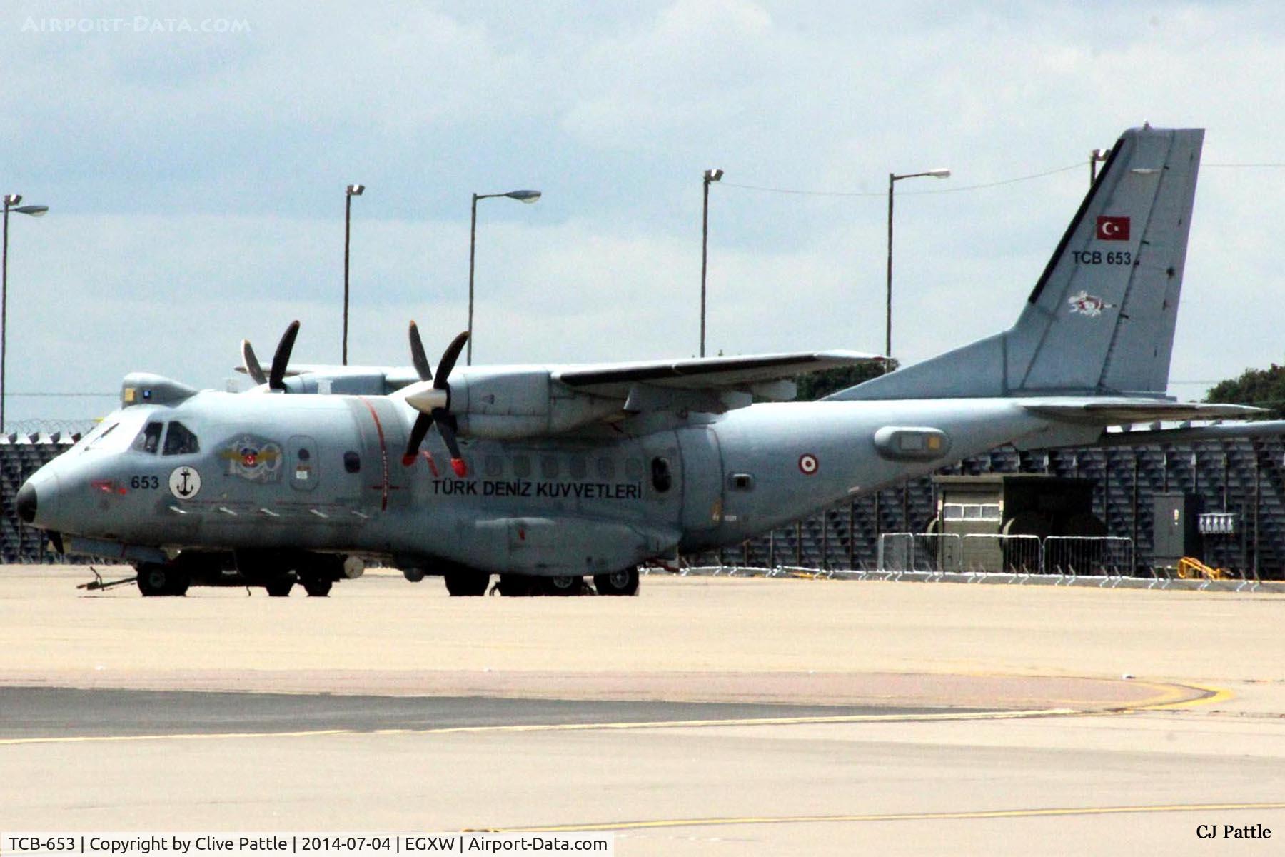 TCB-653, CASA CN-235 MPA C/N 161, At RAF Waddington Airshow 2014