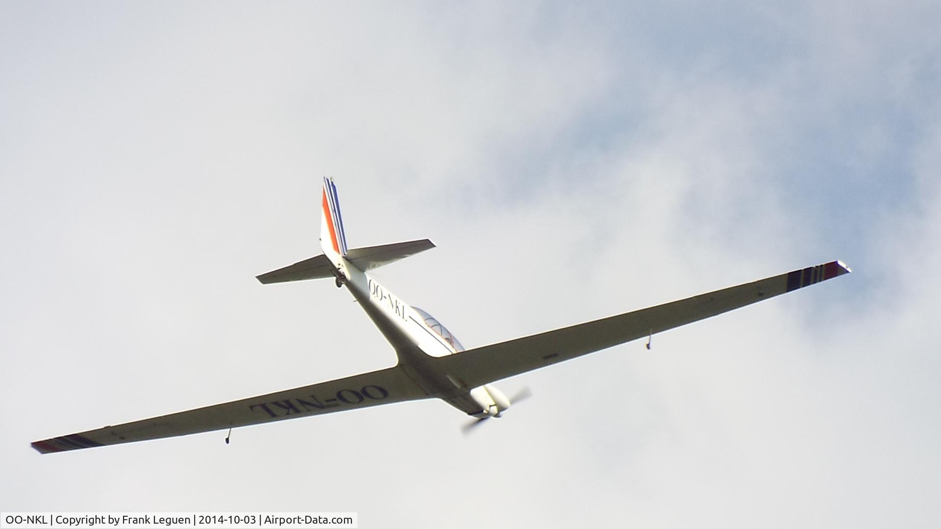 OO-NKL, Sportavia-Putzer RF-5B Sperber C/N 51022, Flying over Steenhuffel this afternoon (3 October 2014)