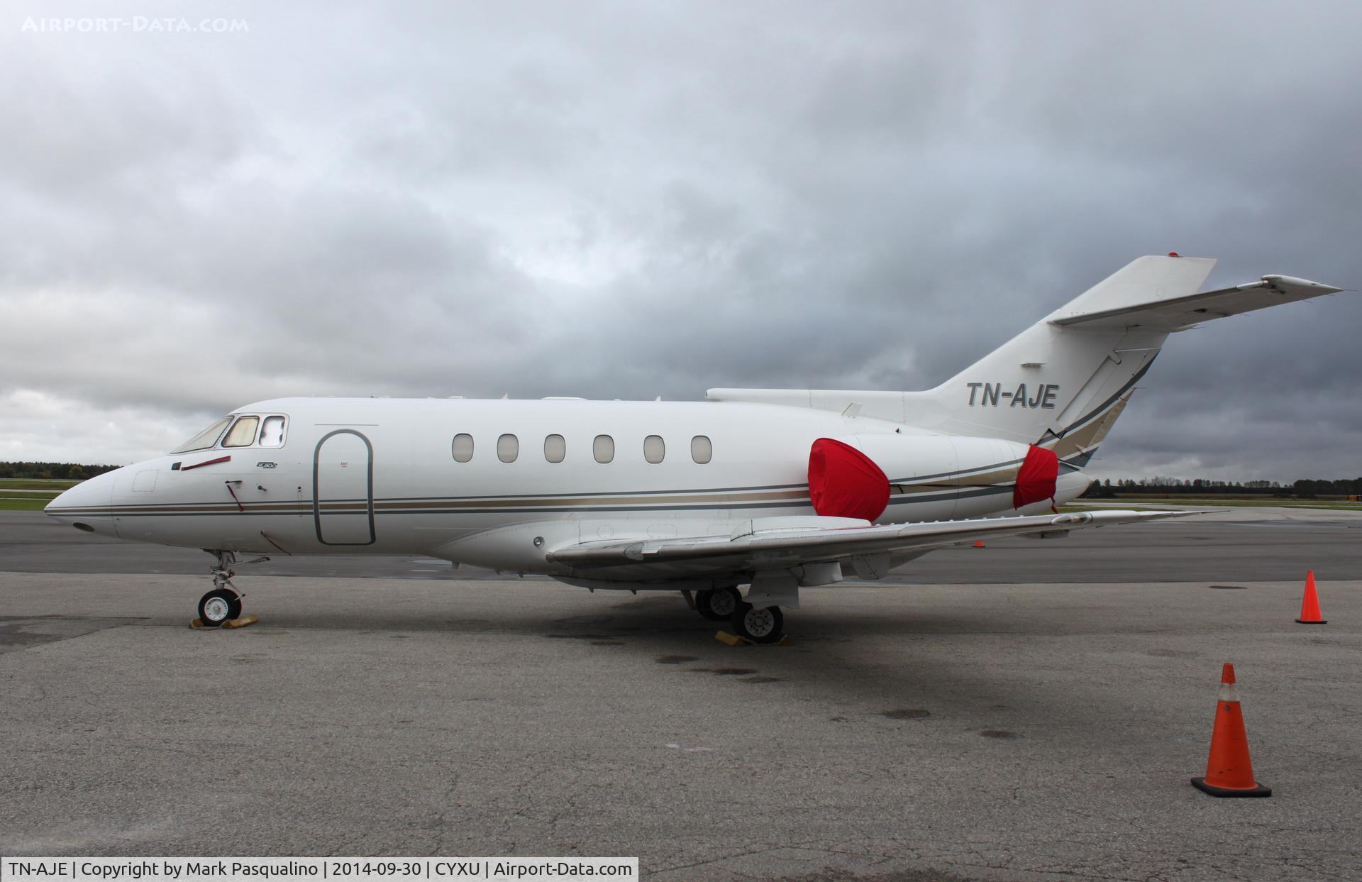 TN-AJE, 1991 British Aerospace BAe.125 Series 800A C/N 258209, British Aerospace 125 Series 800A