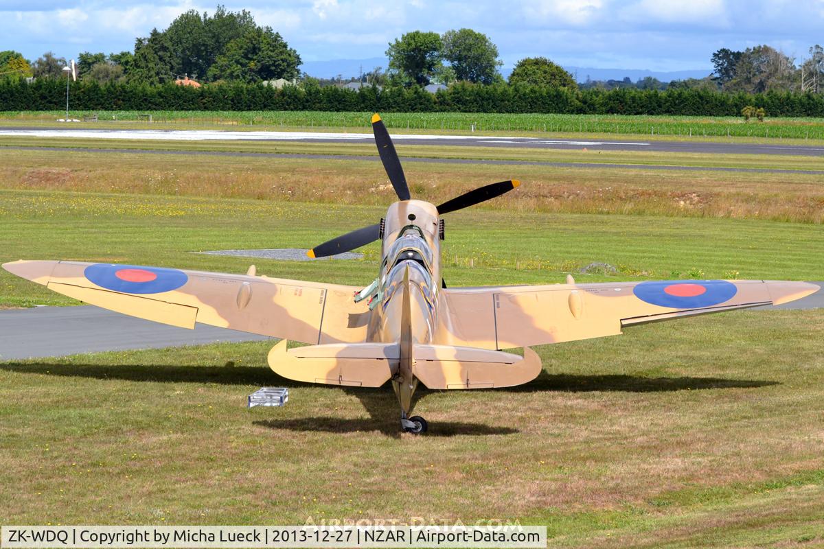 ZK-WDQ, Supermarine 509 Spitfire TR.IX C/N CBAF.5487, At Ardmore