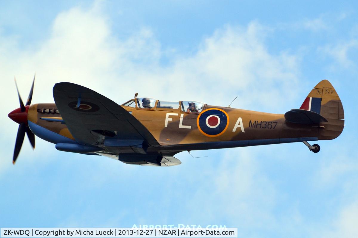 ZK-WDQ, Supermarine 509 Spitfire TR.IX C/N CBAF.5487, At Ardmore