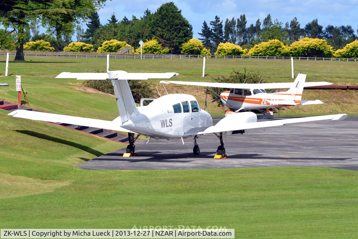 ZK-WLS, Beech 76 Duchess C/N ME-162, At Ardmore