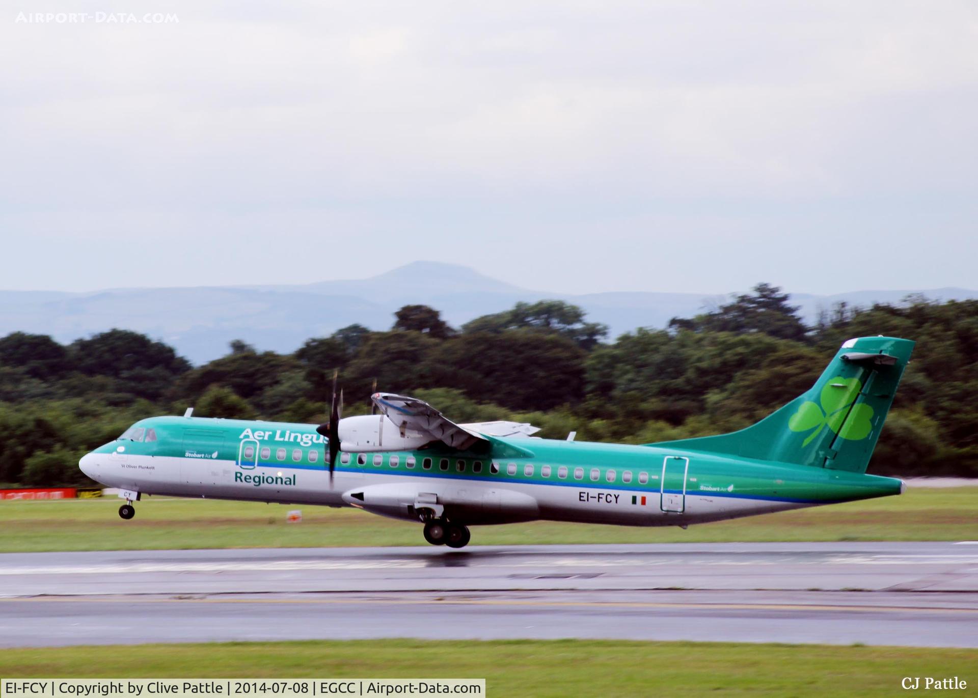EI-FCY, 2014 ATR 72-600 (72-212A) C/N 1139, Take-off at EGCC