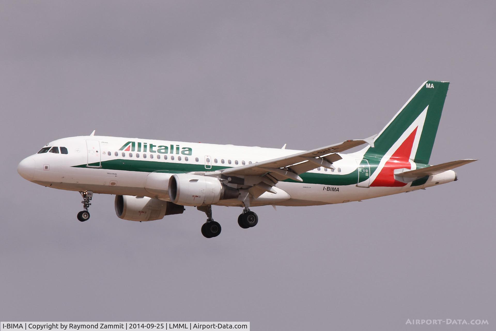 I-BIMA, 2002 Airbus A319-112 C/N 1722, A319 I-BIMA Alitalia
