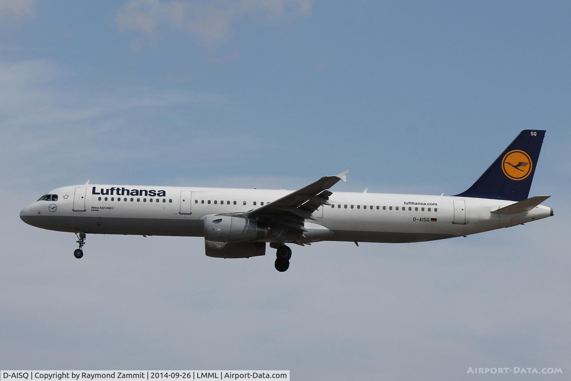 D-AISQ, 2009 Airbus A321-231 C/N 3936, A321 D-AISQ Lufthansa