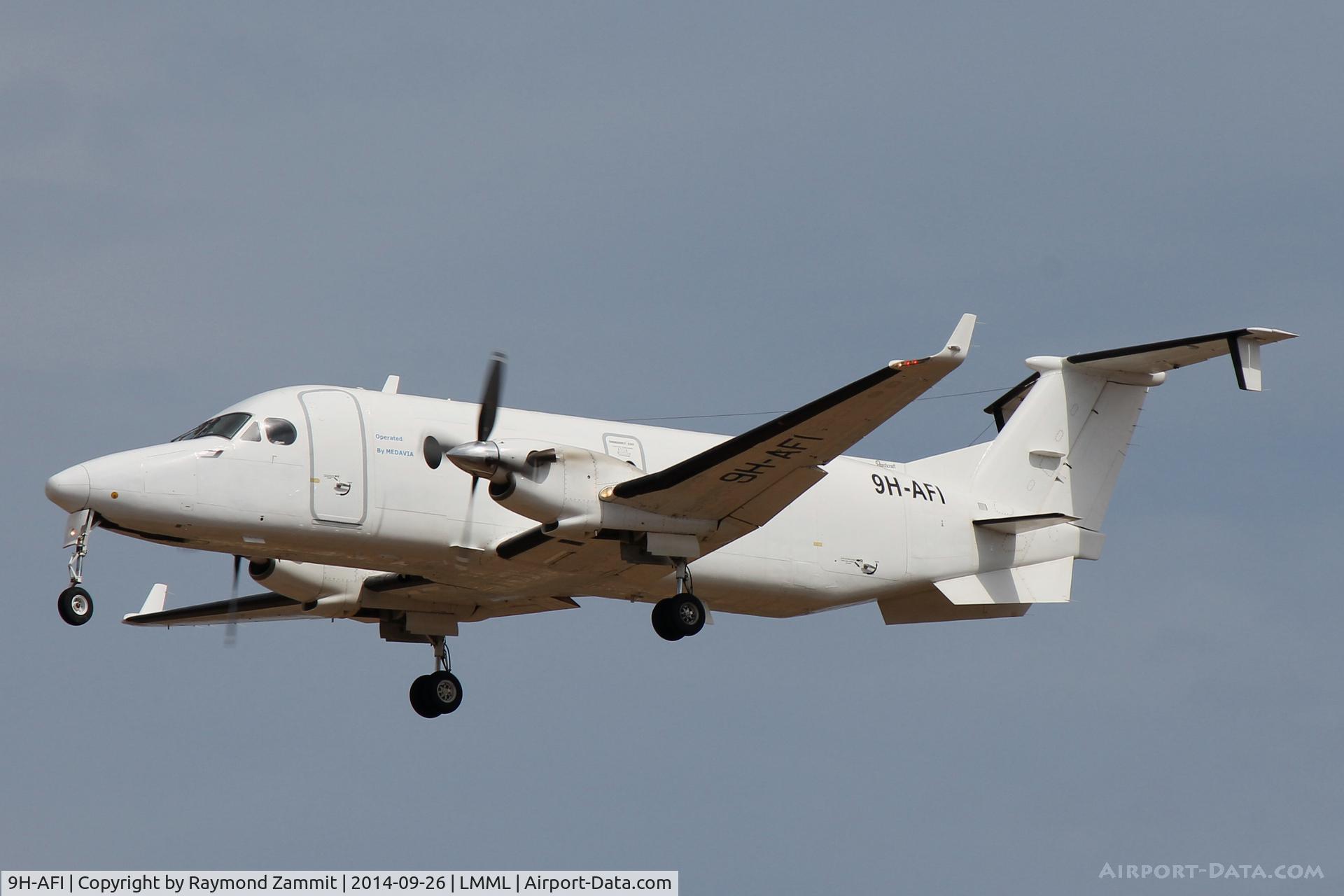 9H-AFI, 1992 Beech 1900D C/N UE-31, Beech1900 9H-AFI of Medavia