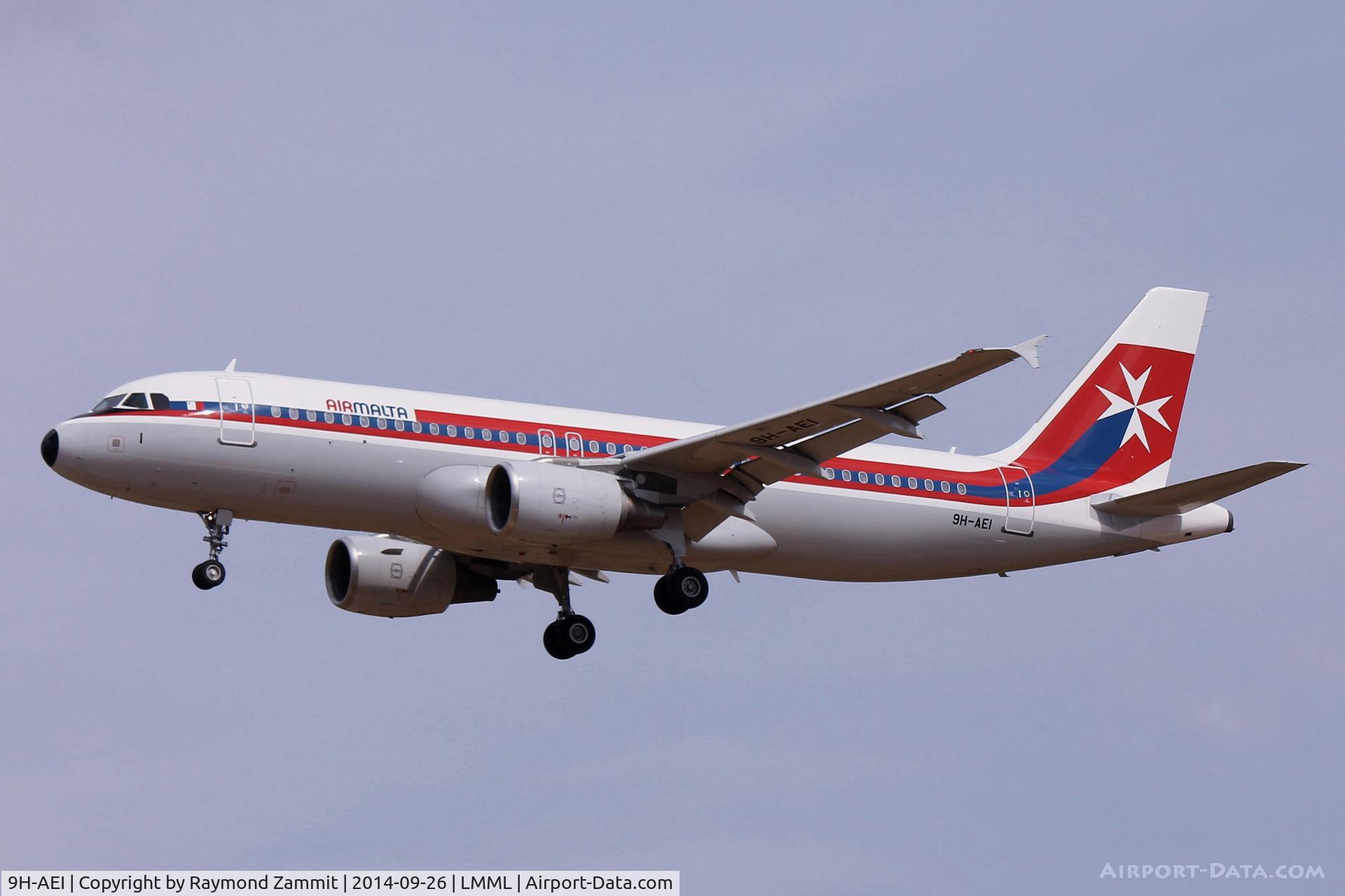 9H-AEI, 2004 Airbus A320-214 C/N 2189, A320 9H-AEI Air Malta
