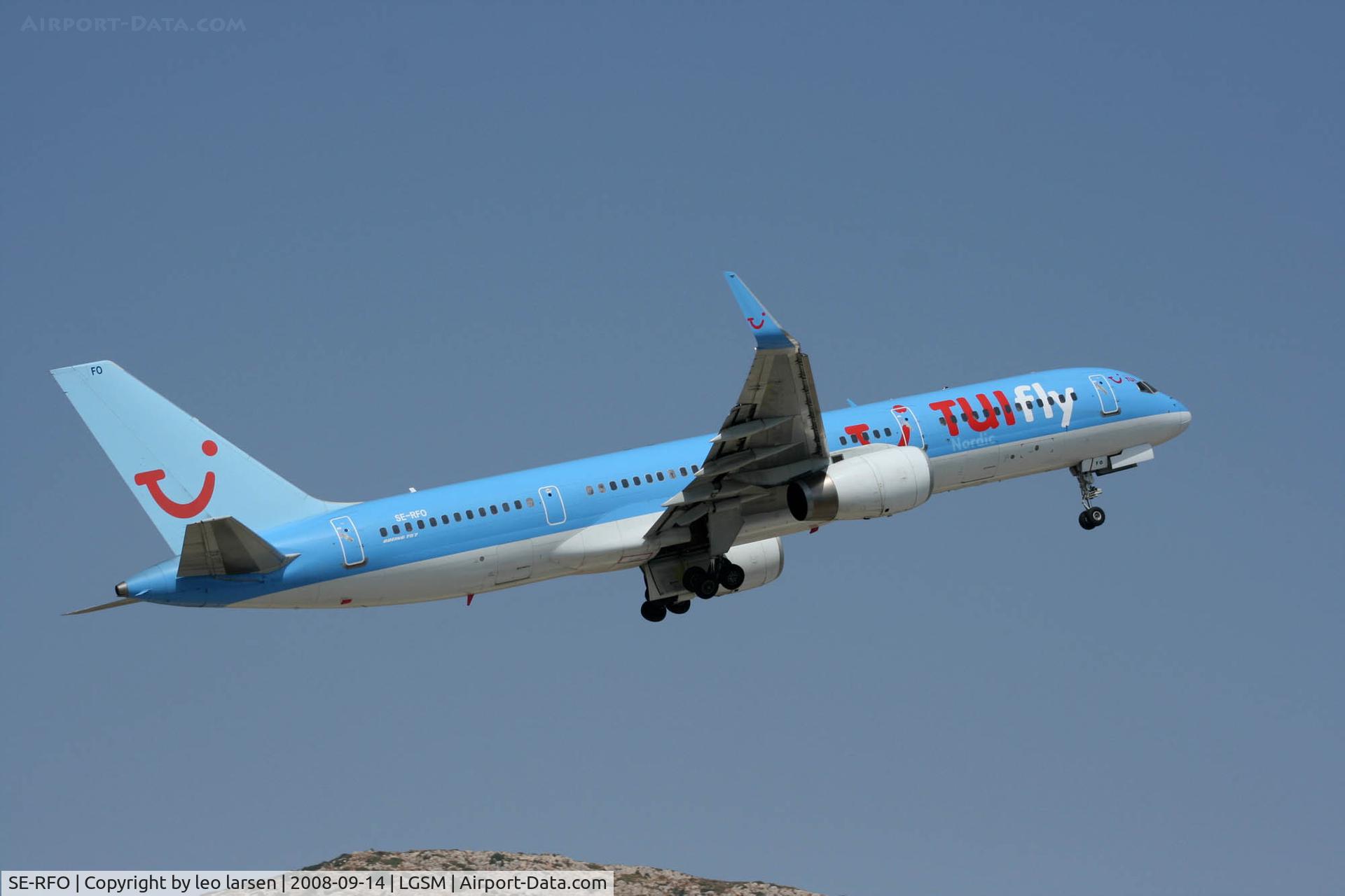 SE-RFO, 1993 Boeing 757-204 C/N 25623, SMI Samos 14.9.08
