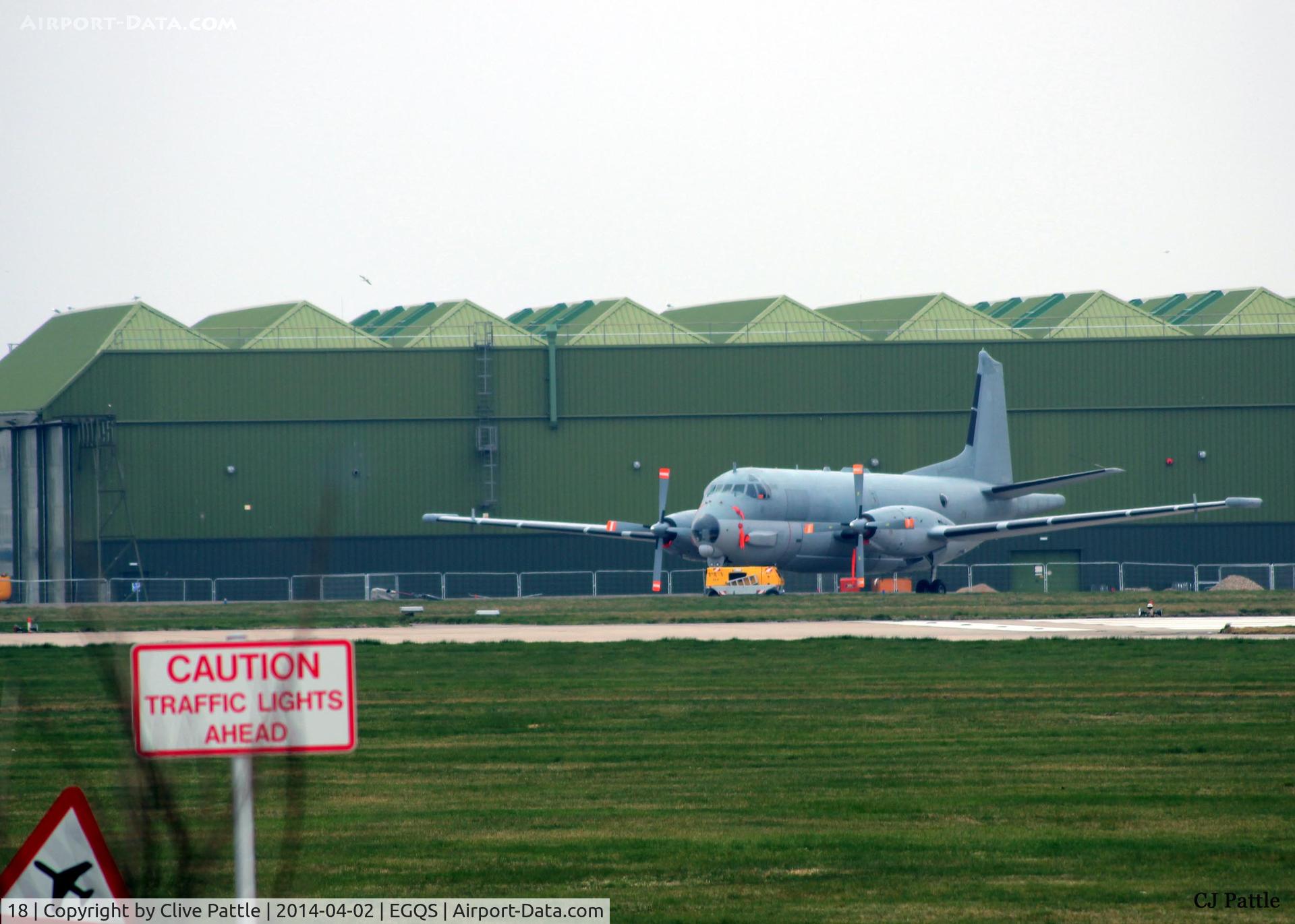 18, Breguet 1150 Atlantic ATL2 C/N 18, Parked up at RAF Lossiemouth EGQS during the Maritime Exercise Joint Warrior 14-1