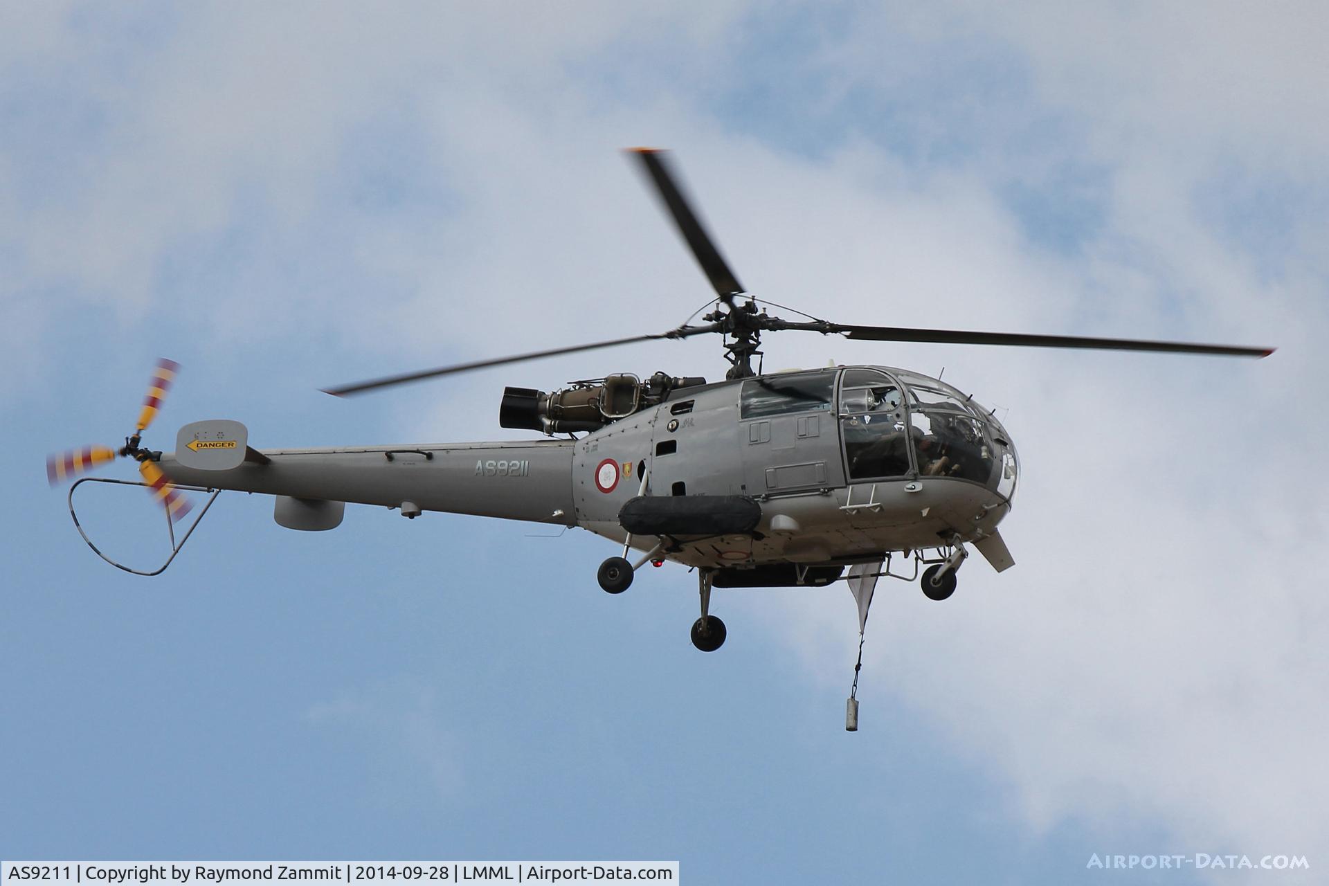 AS9211, Aerospatiale SA-316B Alouette III C/N 2295, SA316 AlouetteIII AS9211 of the Airwing Armed Forces of Malta
