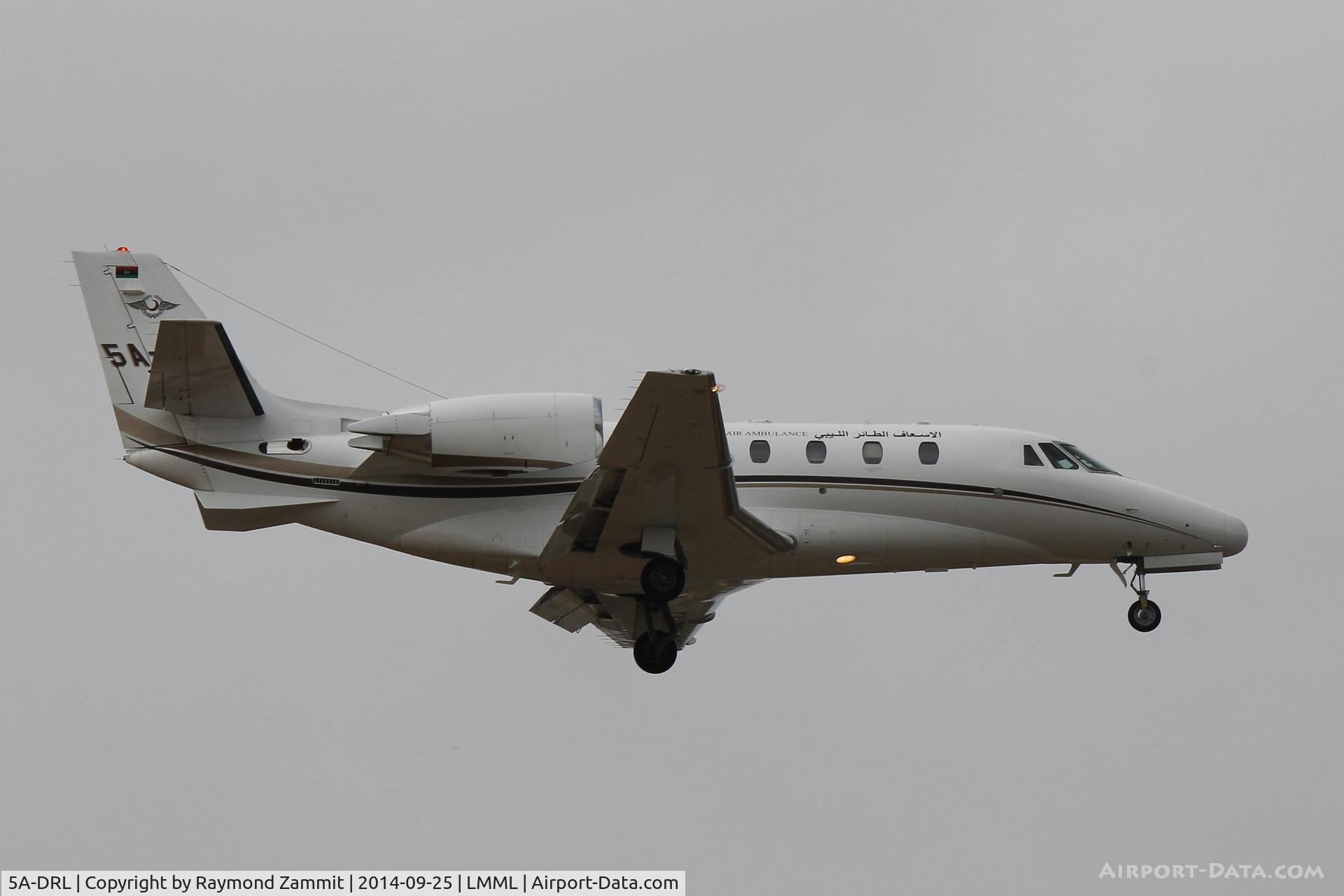 5A-DRL, 2008 Cessna 560XL Citation XLS C/N 560-5808, Cessna 560 5A-DRL Libyan Air Ambulance