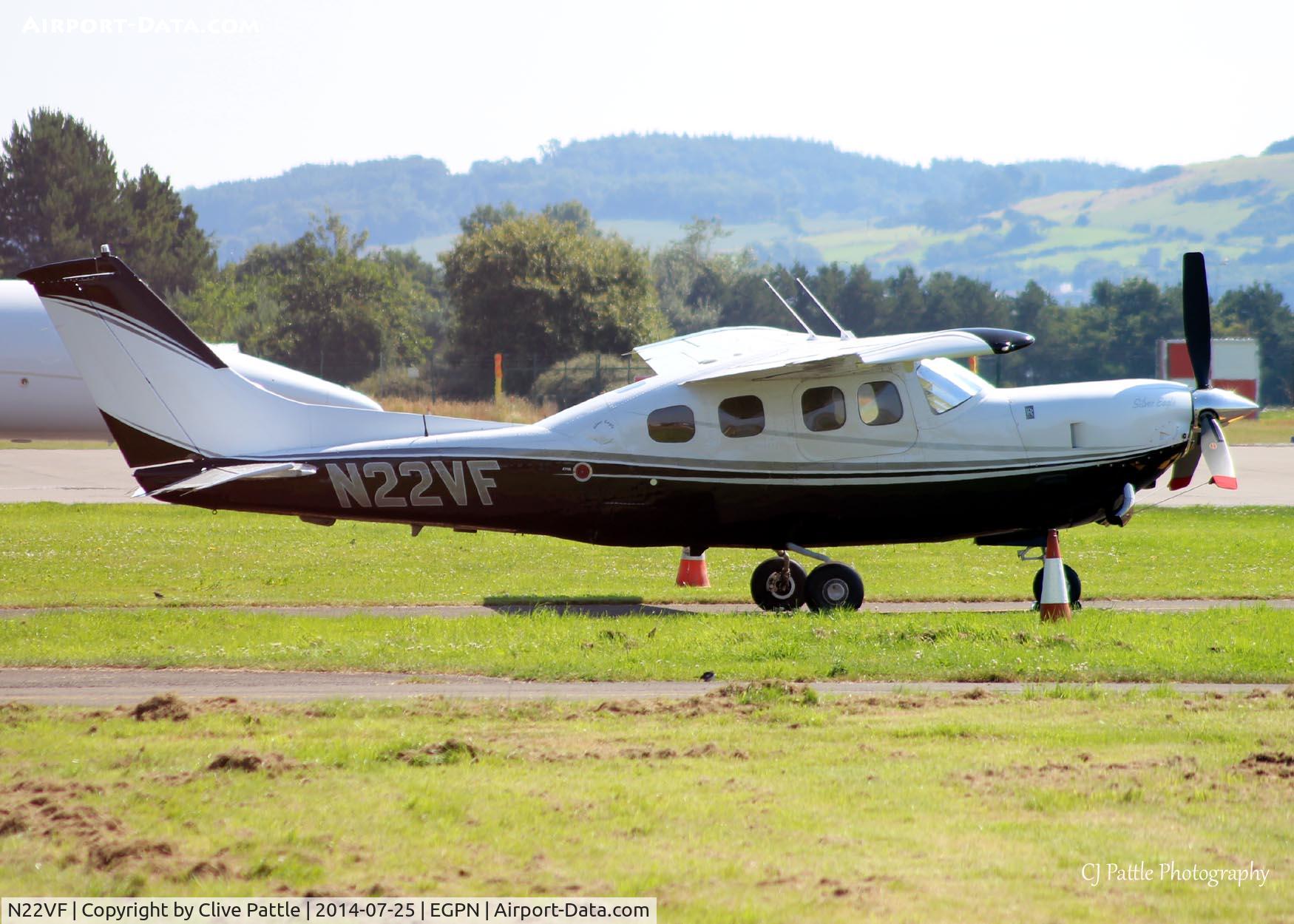 N22VF, 1981 Piper PA-31T2 Cheyenne IIXL C/N 31T-8166018, Parked up at Dundee
