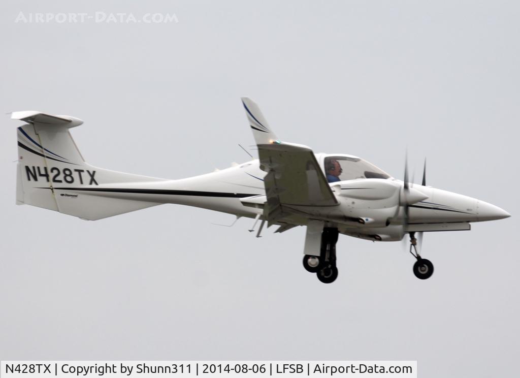 N428TX, 2013 Diamond DA-42 Twin Star C/N 42.115, Landing rwy 16