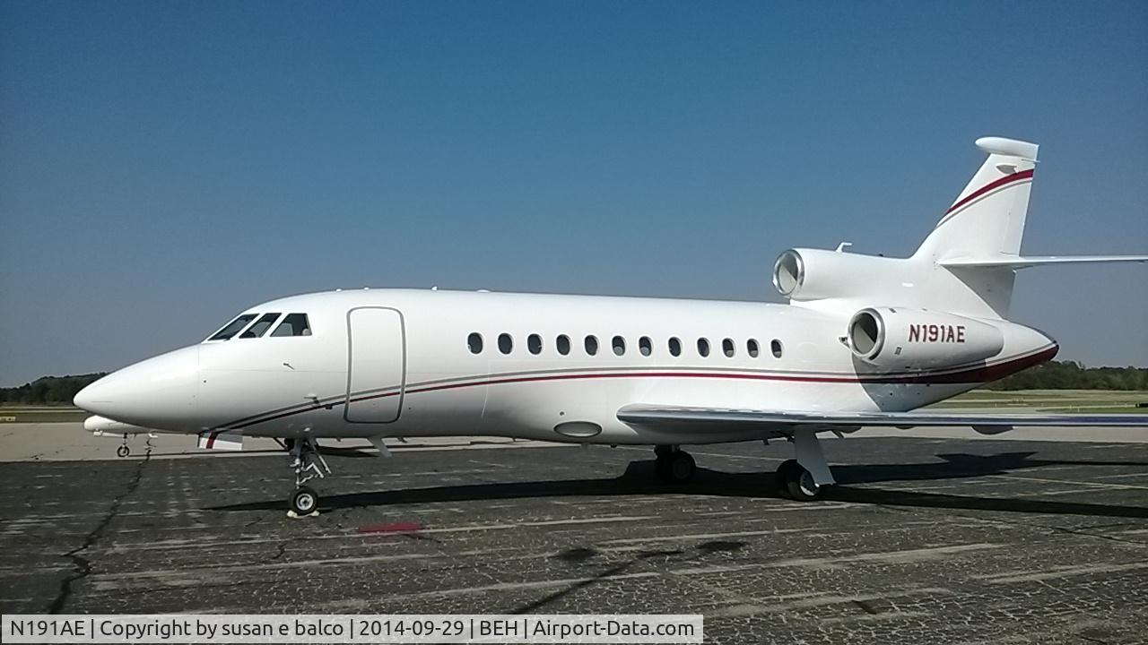 N191AE, 2008 Dassault Falcon 900EX C/N 191, Saw this plane at the SW Michigan Regional Airport this past week.