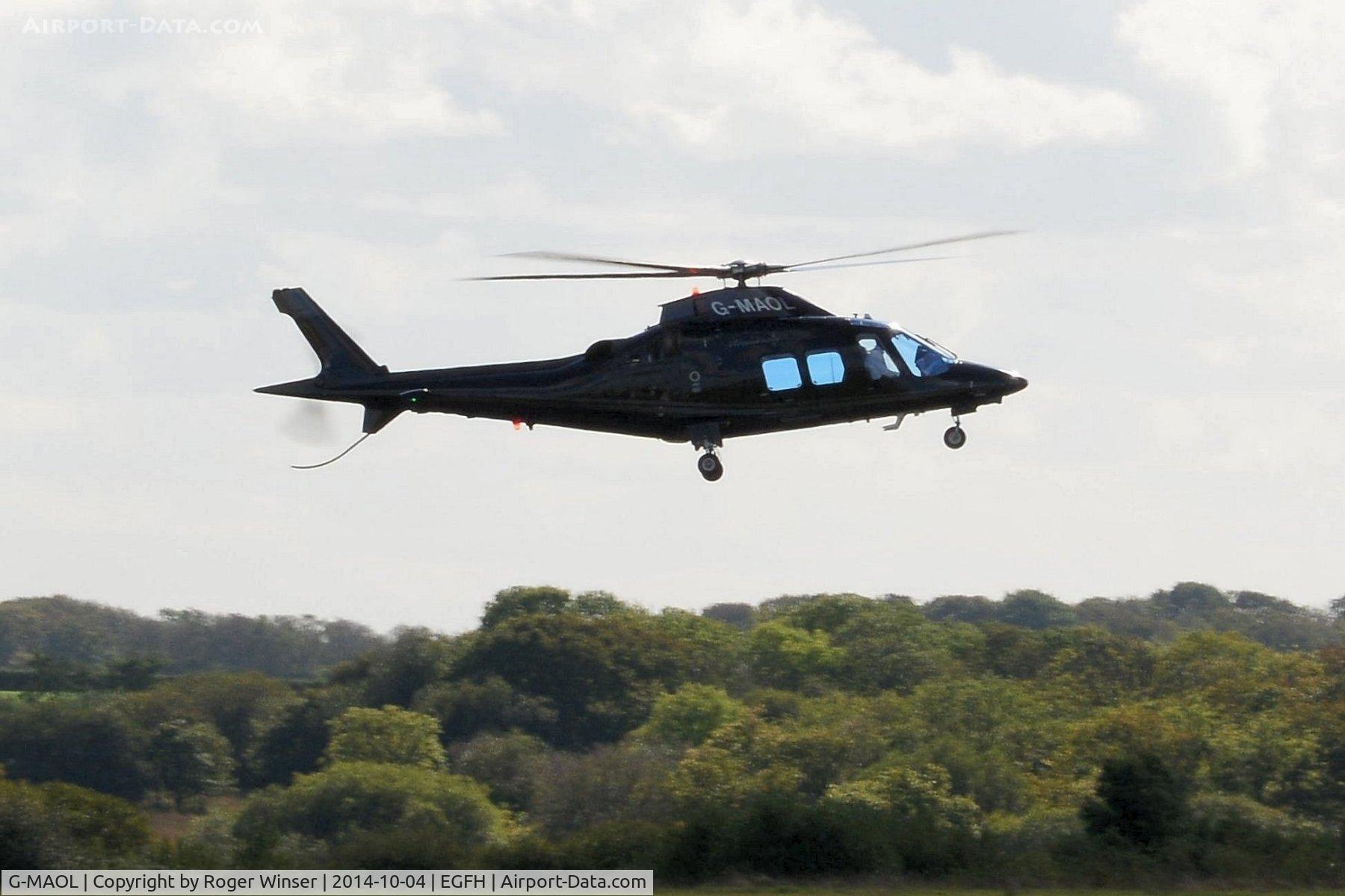 G-MAOL, 2012 AgustaWestland AW-109SP Grand New C/N 22271, Visiting A-109 Grand New helicopter operated by Mash Aviation.