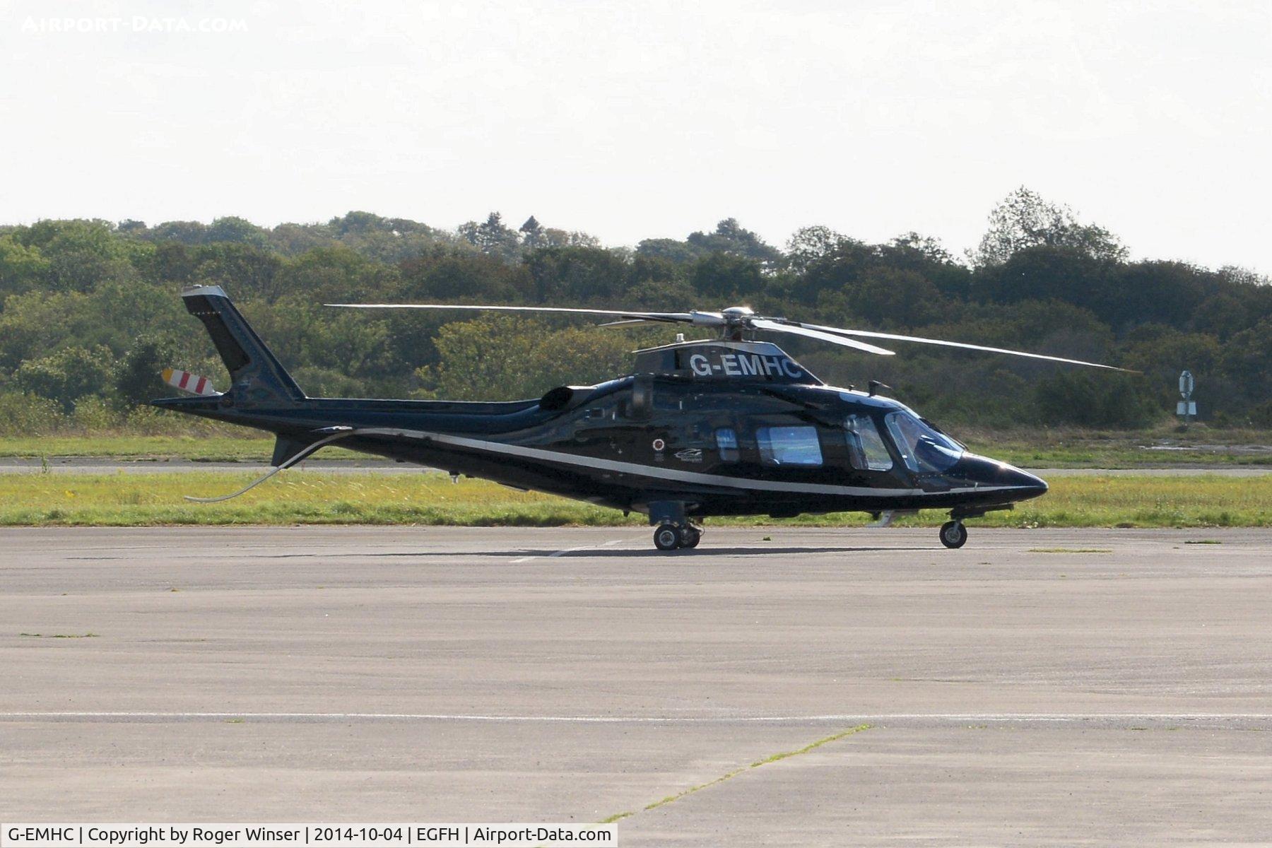 G-EMHC, 2008 Agusta A-109E Power C/N 11721, Visiting A-109 Power helicopter operated by NT Burton Aviation.