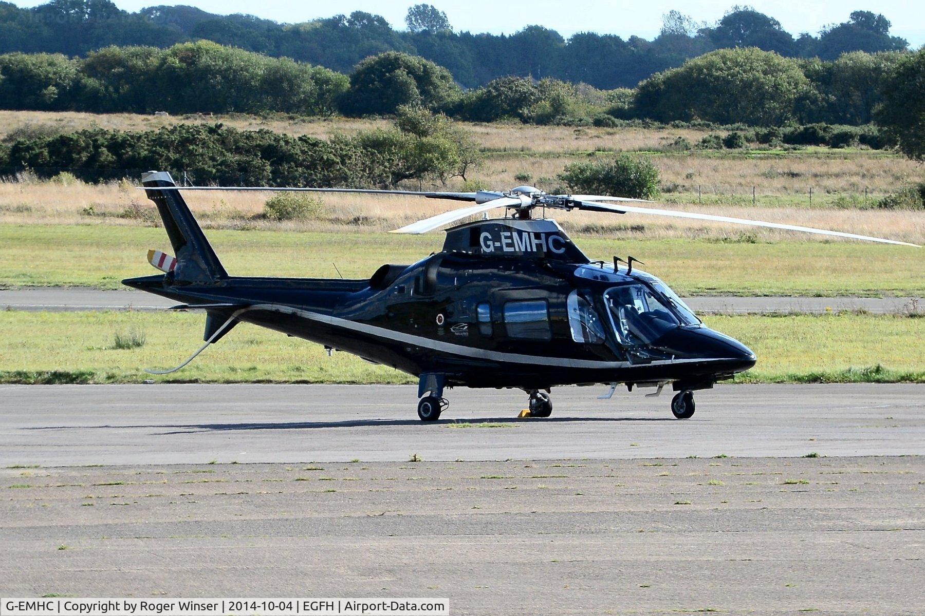 G-EMHC, 2008 Agusta A-109E Power C/N 11721, Visiting A-109 Power helicopter operated by NT Burton Aviation.