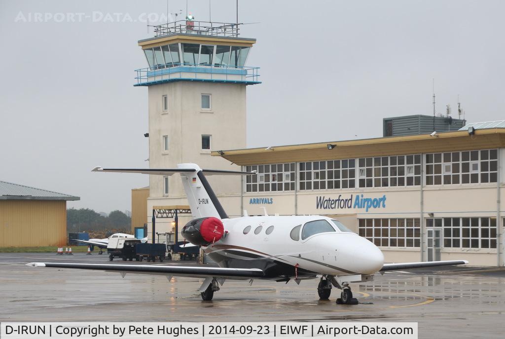 D-IRUN, 2012 Cessna 510 Citation Mustang Citation Mustang C/N 510-0424, D-IRUN Cessna 510 on the Waterford ramp on a foggy wet September morning