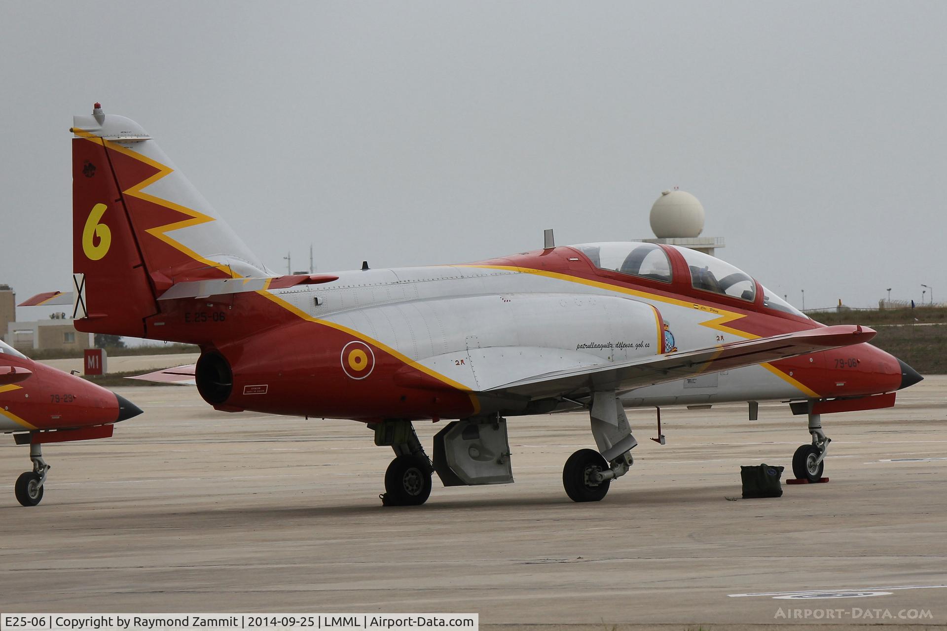 E25-06, CASA C-101EB Aviojet C/N EB01-06-006, Casa101 Aviojet E25-06 Aguila Spanish Air Force