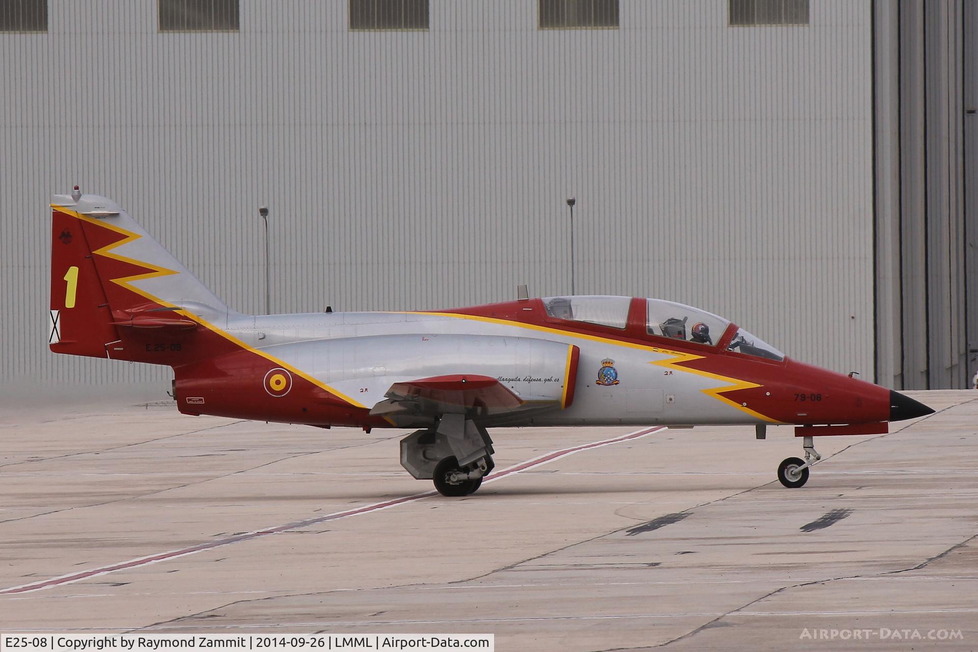 E25-08, CASA C-101EB Aviojet C/N EB01-08-008, Casa101 Aviojet E25-08 Spanish Air Force Aguila