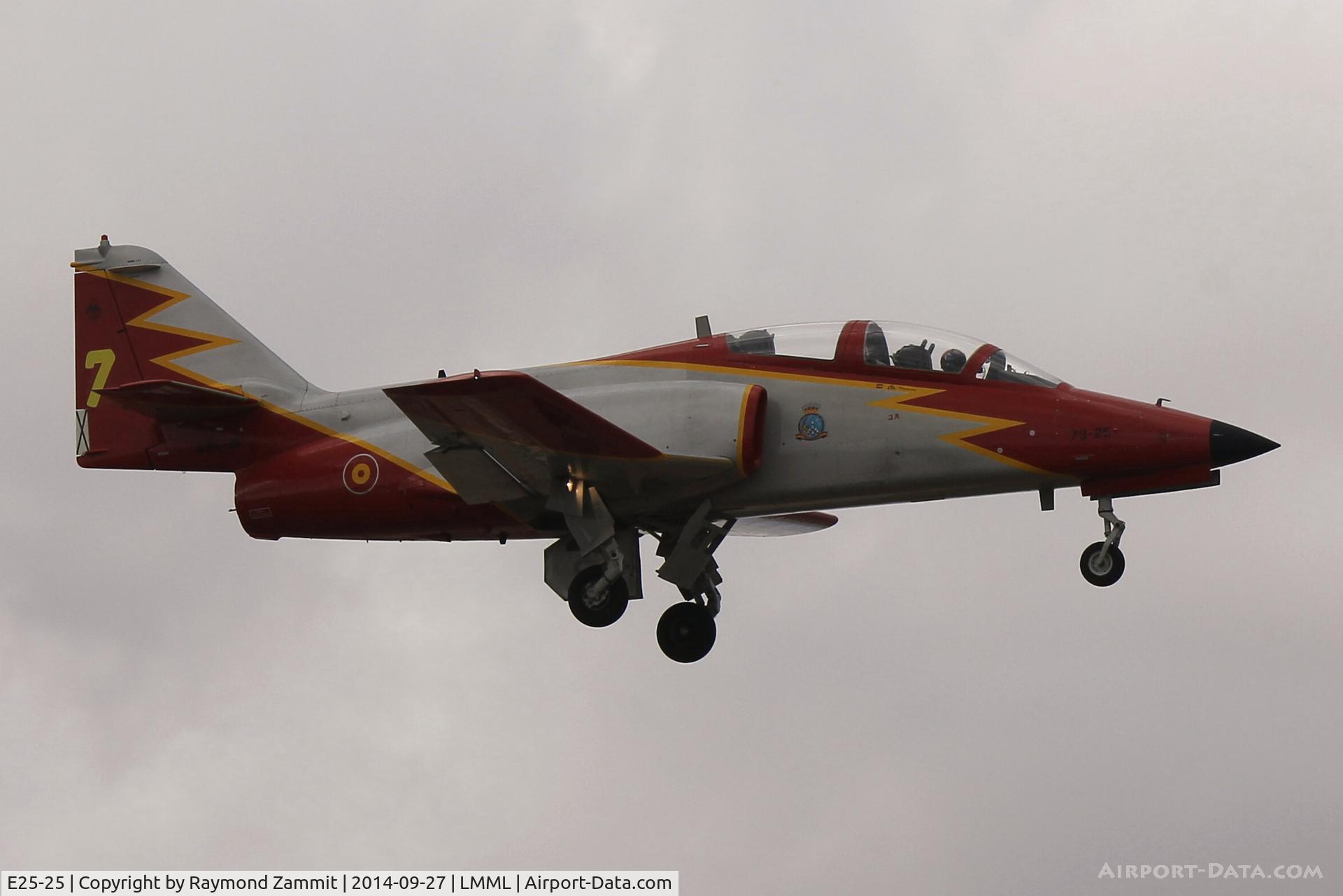 E25-25, CASA C-101EB Aviojet C/N EB01-23-025, Casa101 Aviojet E25-25 Aguila Spanish Air Force