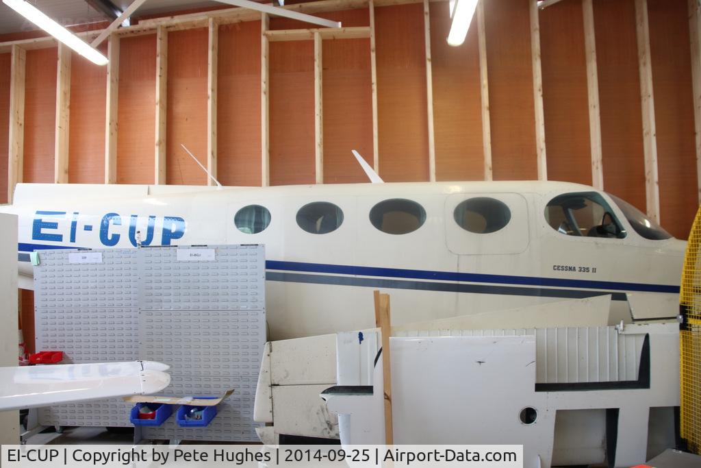 EI-CUP, 1979 Cessna 335 C/N 335-0018, EI-CUP Cessna 335 in the Engineering workshop at Carlow College