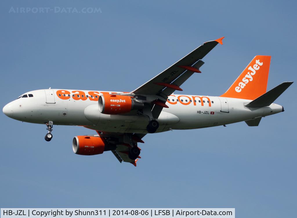 HB-JZL, 2004 Airbus A319-111 C/N 2353, Landing rwy 16