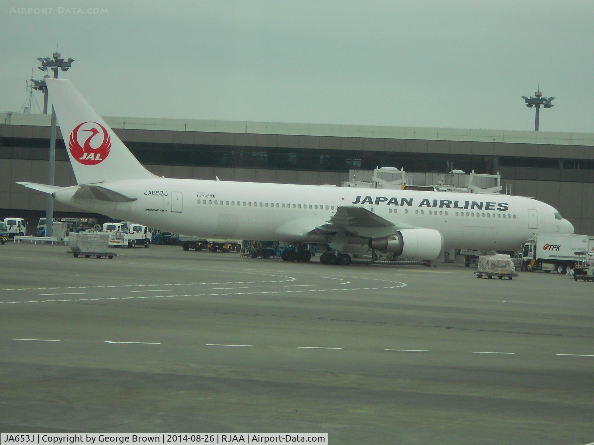 JA653J, 2010 Boeing 767-346/ER C/N 40365, At RJAA