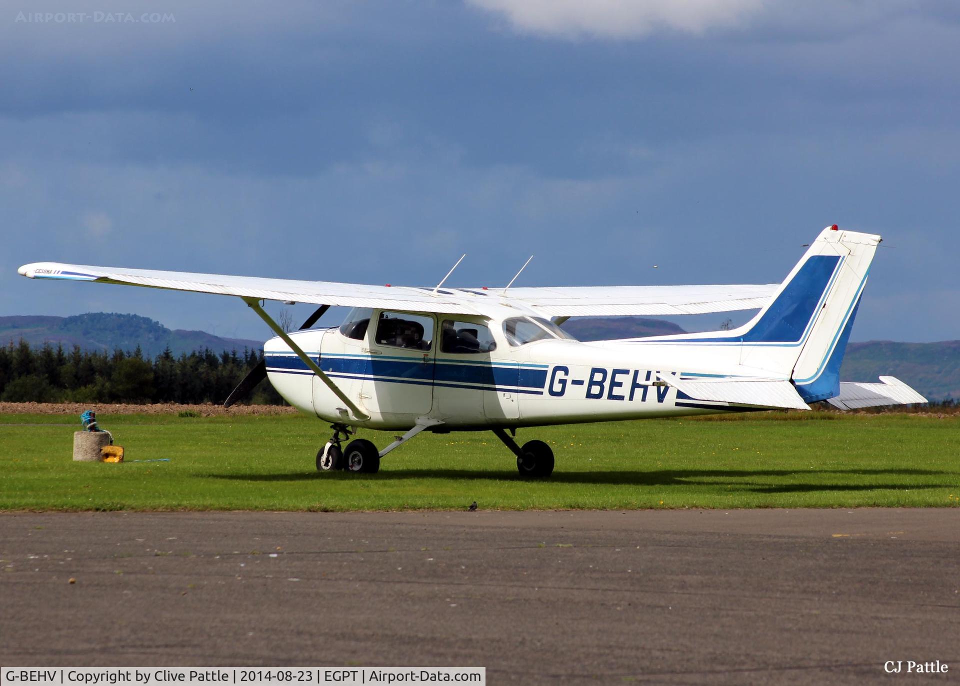 G-BEHV, 1976 Reims F172N Skyhawk C/N 1541, Parked up