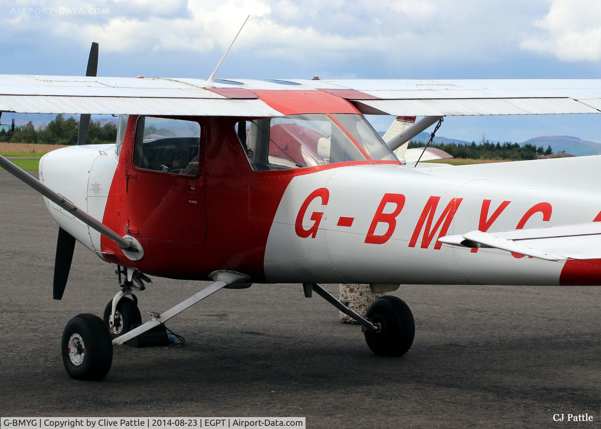 G-BMYG, 1980 Reims FA152 Aerobat C/N 0365, Parked at Perth EGPT