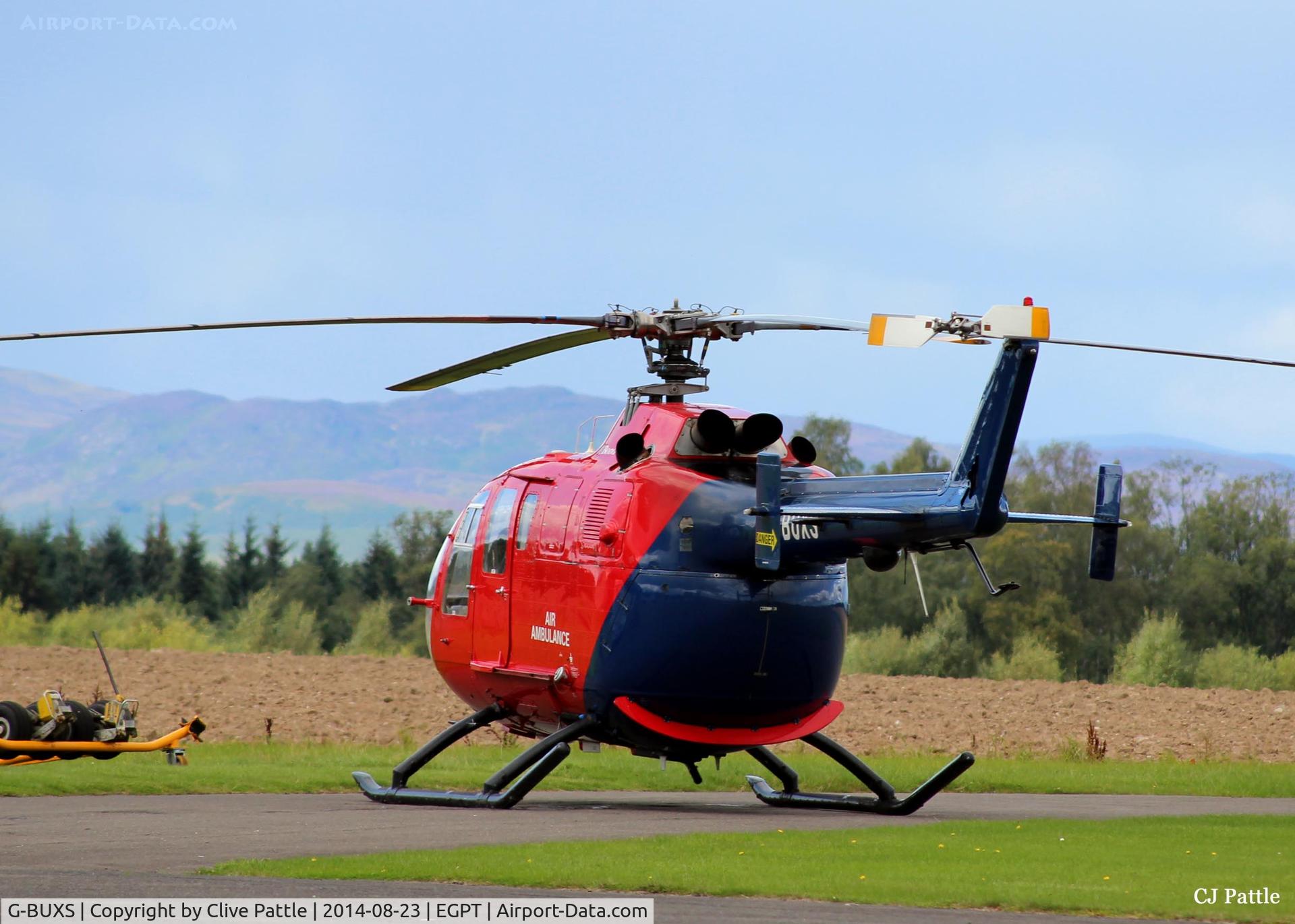G-BUXS, 1993 MBB Bo.105DBS-4 C/N S.41/913, Rear view