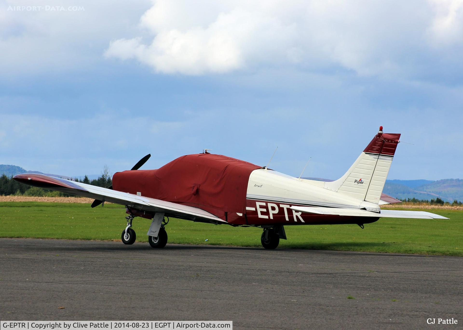 G-EPTR, 1972 Piper PA-28R-200 Cherokee Arrow C/N 28R-7235090, At rest at Perth
